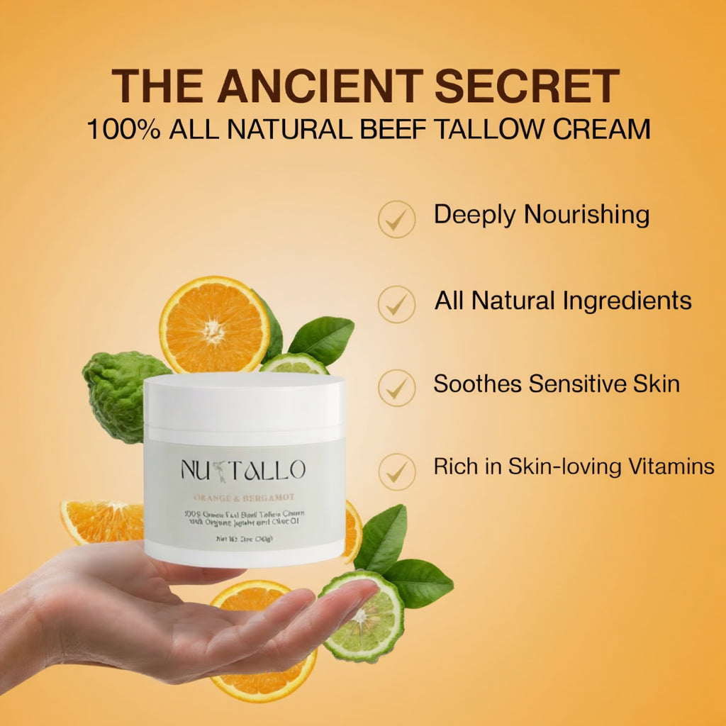 Tallow Cream Orange & Bergamot